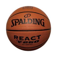 Spalding Žoge košarkaška obutev rjava 7 React TF250 Logo Fiba