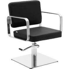 NEW Frizerski kozmetični stol višine 46-61 cm PLYMOUTH - črn