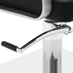 NEW Frizerski kozmetični stol višine 46-61 cm PLYMOUTH - črn