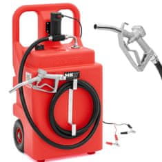 MSW Prenosni rezervoar za gorivo z električno črpalko na kolesih 37 l/min 120 l