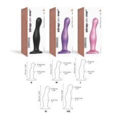 Ero DILDO ČEP CURVY BLACK - XL