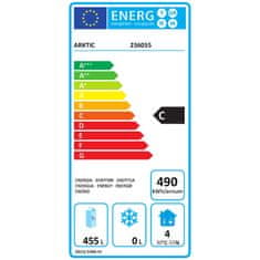 Arktic 0-8C 1-vratna hladilna omara iz nerjavečega jekla 600 l 193 W Budget Line - Hendi 236055