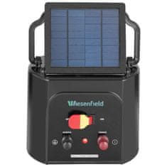 Wiesenfield Solarni pastirski elektrifikator za električne ograje do 15 km 0,8 J