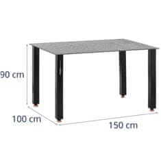 NEW Montažna varilna miza 150 x 100 cm do 200 kg