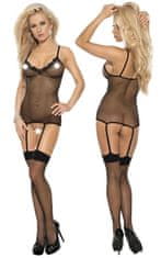 Ero Spodnje perilo-Bodystocking Black S/M """"Kiss Me""""