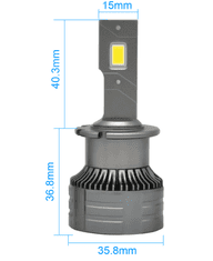 LED žarnica G15 model D2S/D2R xenon set 2 kos