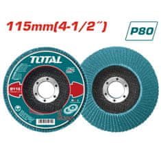 Total Lamelni brusni disk 115x22mm, P80 (TAC641153)