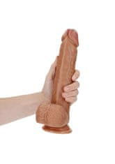 Ero Ravne realistične dildo kroglice s priseskom - 10""""/ 25,5 cm