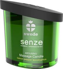 Ero Swede - Senze Arousing Massage Candle Citronski poper in evkaliptus