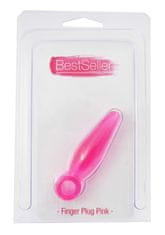 Ero Plug-JAMMY JELLY ANAL FINGER PLUG PINK