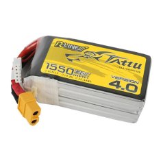 NEW Baterija Tattu R-Line Version 4.0 1550mAh 14,8V 130C 4S1P XT60