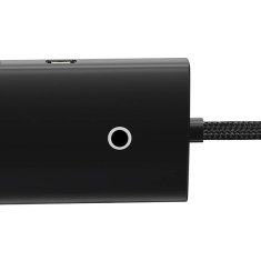 NEW Vozlišče 4v1 Baseus Lite Series USB do 4x USB 3.0, 1m (črno)