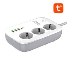 LDNIO Smart Wi-Fi power strip LDNIO SEW3452, Tuya (white)