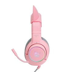 Onikuma Gaming slušalke ONIKUMA K9 Pink RGB