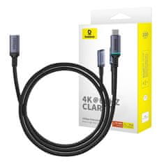 NEW Baseus High Definition podaljšek USB-C moški-ženska 10Gbps, 1m (črn)