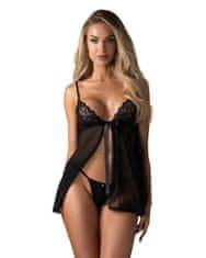 Obsessive Blomentis babydoll in tangice (Brezplačen 1 L mehčalca Passion), XS/S