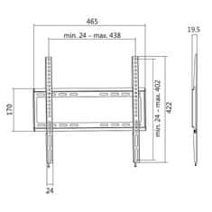 LogiLink BP0009 (32-55") fiksen nosilec