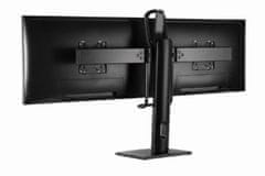 Gembird MS-D2-01 Namizno stojalo za dvojni monitor 17"-27", nastavljivo po višini