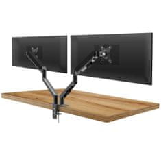 Delight 39684 Double LCD 17 " - 30" - z vzvodom, teleskopski - se lahko pritrdi na mizno ploščo nosilec za monitor