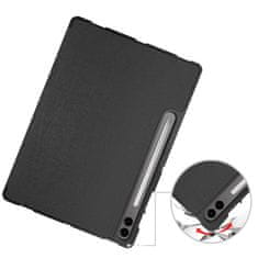 Neogo Smart Cover Pen ovitek za Samsung Galaxy Tab S9 FE Plus 12.4'' 2023, črna