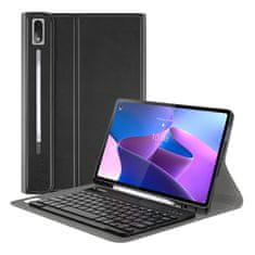 Neogo Smart Cover Keyboard ovitek za Lenovo Tab P12 Pro 12.6'', črna