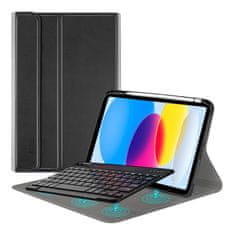 Neogo Smart Cover Keyboard ovitek za iPad 10gen 2022 10.9'', črna