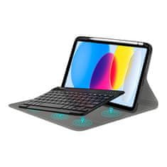 Neogo Smart Cover Keyboard ovitek za iPad 10gen 2022 10.9'', črna