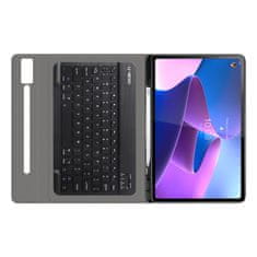 Neogo Smart Cover Keyboard ovitek za Lenovo Tab P12 Pro 12.6'', črna