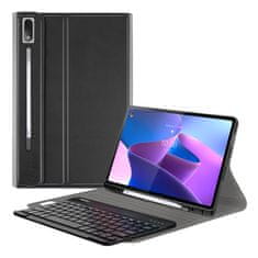 Neogo Smart Cover Keyboard ovitek za Lenovo Tab P12 Pro 12.6'', črna