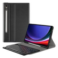 Neogo Smart Cover Keyboard ovitek za Samsung Galaxy Tab S9 11'' 2023, črna