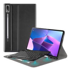 Neogo Smart Cover Keyboard ovitek za Lenovo Tab P12 Pro 12.6'', črna