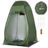 Pop-Up Shower Tent Wc Šotor Za Kampiranje, Mobilni Zunanji Wc, Temno Zelen, S Torbo Za Prenašanje, 126X124X189 Cm 