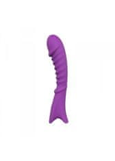 Miramarket VIBRATOR-VIBRATOR DESIGN ELYS - OKROGLASTA PARCELA REAL WAVE PURPLE