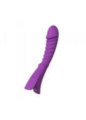 Miramarket VIBRATOR-VIBRATOR DESIGN ELYS - OKROGLASTA PARCELA REAL WAVE PURPLE