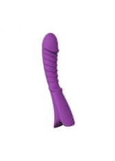 Miramarket VIBRATOR-VIBRATOR DESIGN ELYS - OKROGLASTA PARCELA REAL WAVE PURPLE