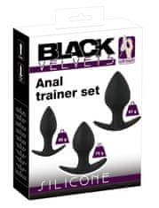 Black Velvets Komplet analnih čepov za trening