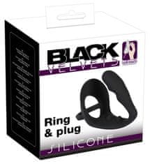 Ero Black Velvets Ring & Plug