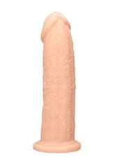 Ero Silikonski dildo brez kroglic - 22,8 cm - mesnat