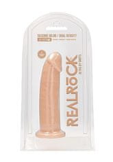 Ero Silikonski dildo brez kroglic - 22,8 cm - mesnat