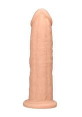 Ero Silikonski dildo brez kroglic - 22,8 cm - mesnat