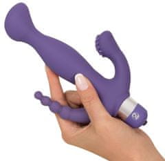 You2Toys vibrator s tremi kazalci za točko G, analni in klitorisni vibrator