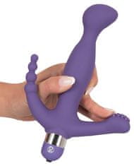 You2Toys vibrator s tremi kazalci za točko G, analni in klitorisni vibrator