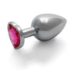 Ero Heart Gem Butt Plug - velik