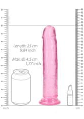 Ero Ravni realistični dildo s priseskom - 9'' / 23