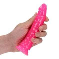 Ero Tanek realistični dildo s priseskom - sveti v temi - 6'' / 15,5 cm