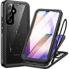 Miramarket Vodotesen etui za Samsung Galaxy A54 5G 360 Alogy Armor IP68 z vezalko Black