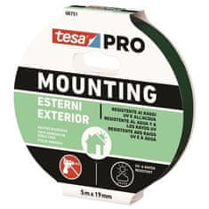 Tesa Montažni trak PRO, za zunanjo uporabo, 19 mm x 5 m