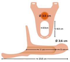 Ero Silikonski trak +5cm srednji