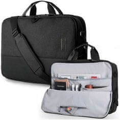 NEW Alogy Potovalna torba Zaščitna torba za prenosni računalnik, MacBook Air Pro do 15,6" Outdoor Traveller Black
