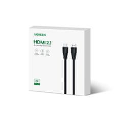 Noah Pleteni kabel s priključki HDMI 2.1 8K / 4K 3 m črn